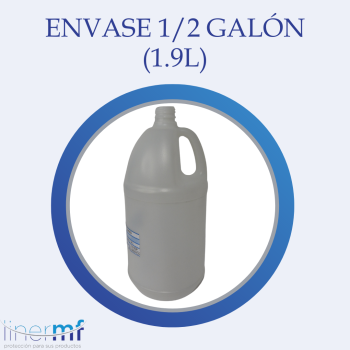 ENVASE 1/2 GALON (1.9L)